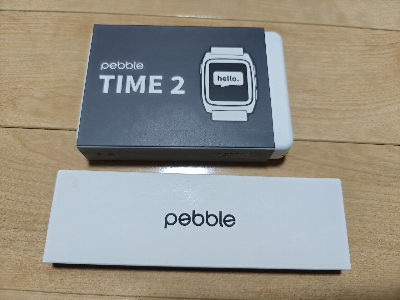 Pebble Time2 箱